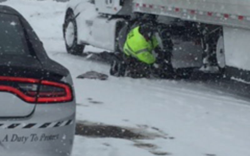 Icy Colorado Roads