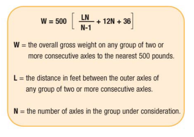 Federal Bridge Weight Formula